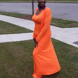 Three Piece Pant Set (Crop Top/Duster/Pants)